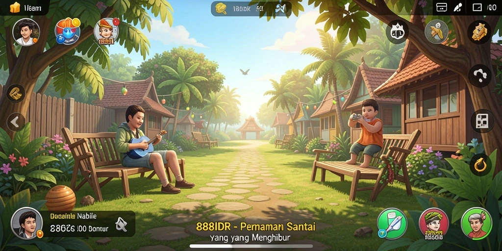 Tampilan menarik dari gameplay 888IDR yang menghibur.
