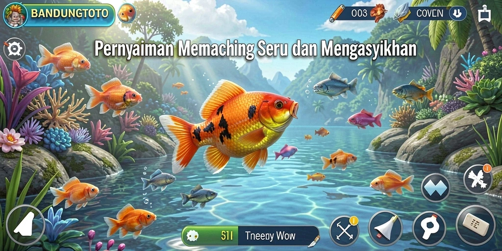 Tangkapan ikan yang menakjubkan dalam permainan BANDUNGTOTO.