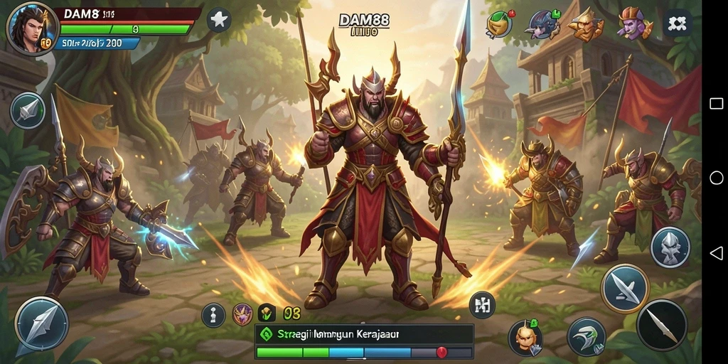 Tampilan gameplay DAM88 yang menegangkan dan penuh strategi.