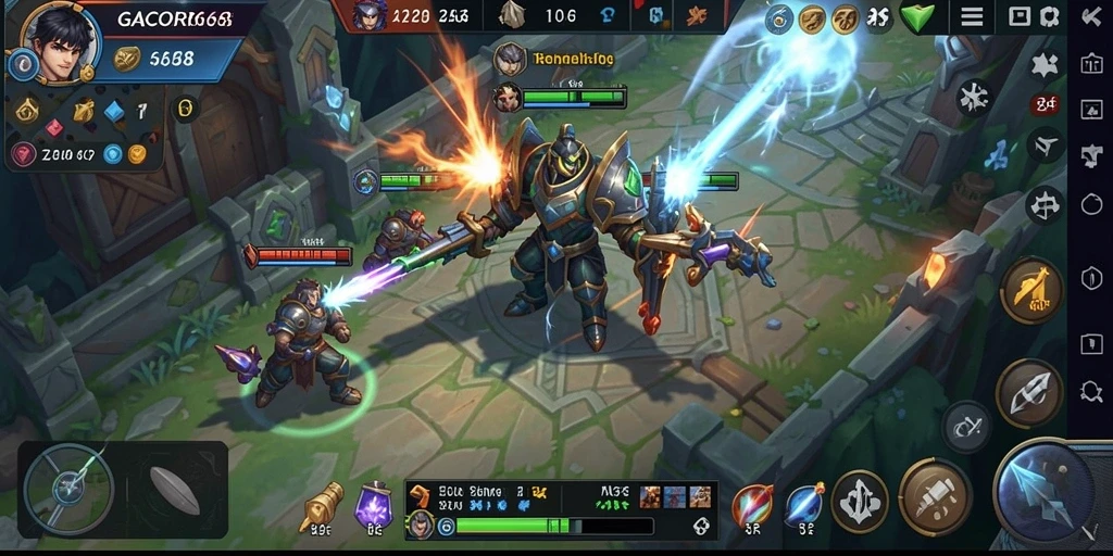 Tampilan gameplay mendalam di GACOR668 dengan grafik luar biasa.