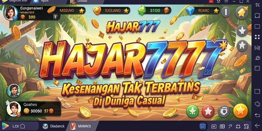 Tampilan gameplay seru dari HAJAR777 yang penuh warna