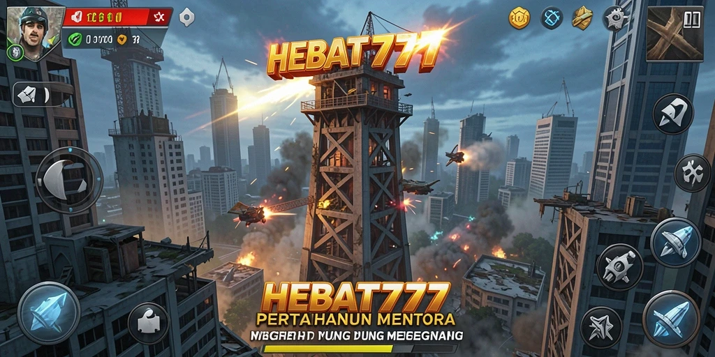 Gameplay menegangkan HEBAT777 dengan strategi Tower Defense yang seru.