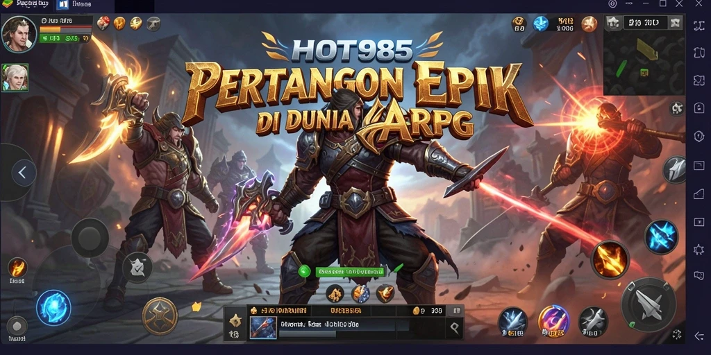 Tampilan gameplay spektakuler dari <strong>HOT985</strong> yang menunjukkan aksi pertarungan yang mendebarkan.