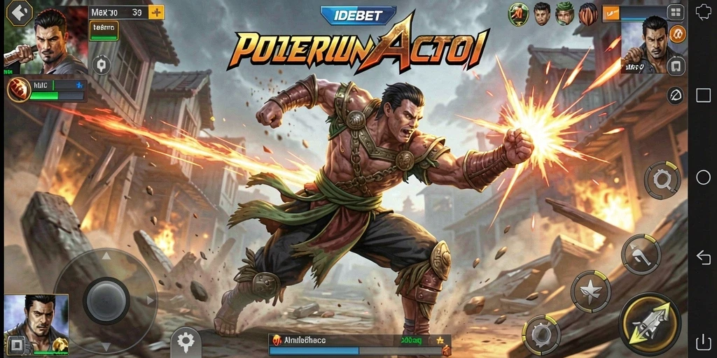Gameplay aksi mendebarkan di dalam IDEBET.