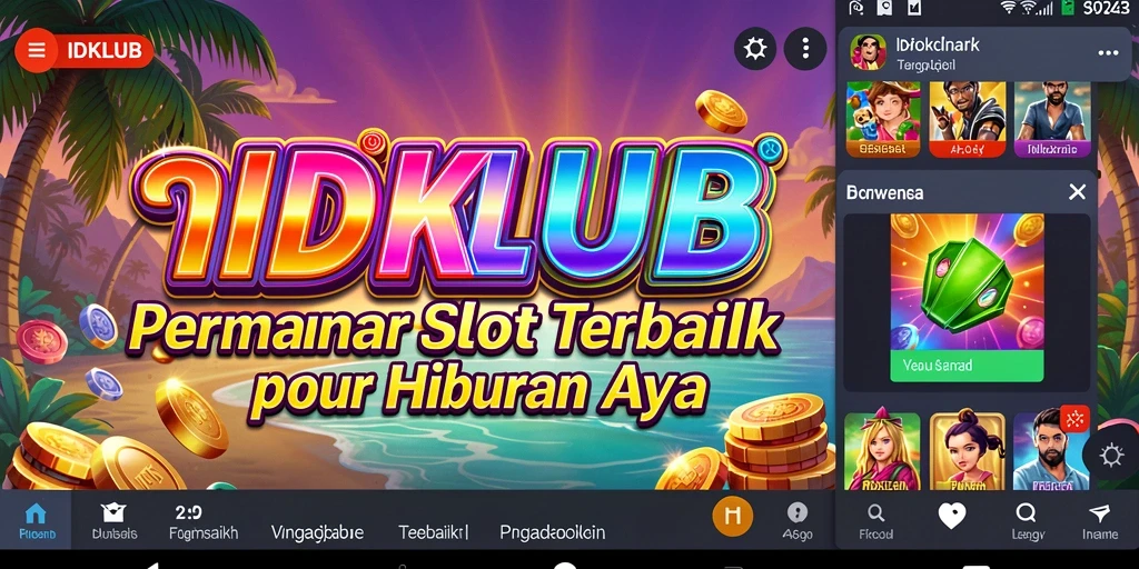 Gameplay menarik dari permainan Slot IDKLUB dengan grafik yang memukau.