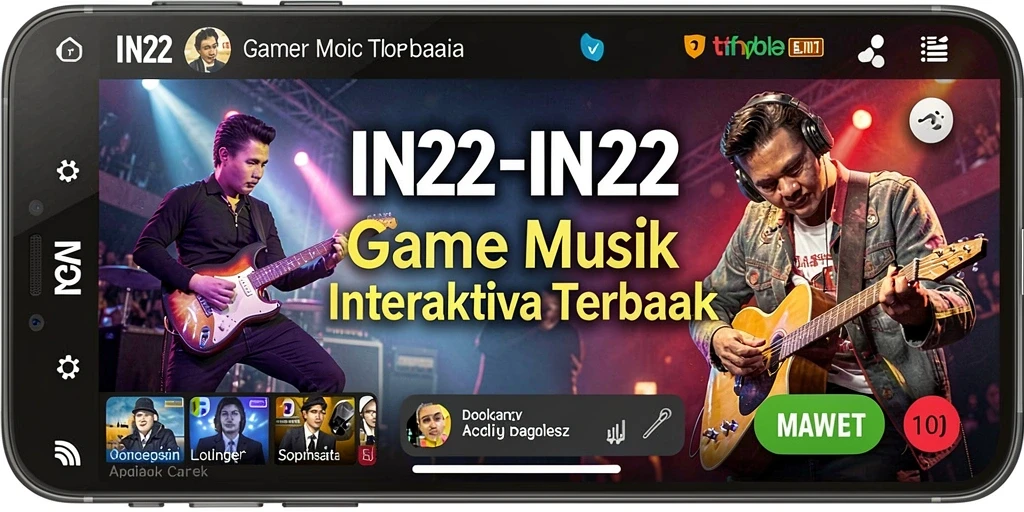 Tampilan gameplay <strong>IN22</strong> yang penuh warna dan interaktif.