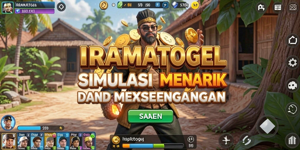 Tampilan gameplay menarik dari IRAMATOGEL yang penuh strategi.