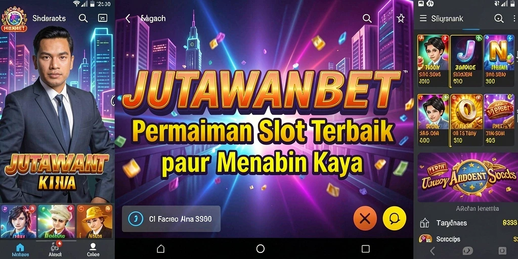 Tampilan gameplay seru dan mengasyikkan dari JUTAWANBET
