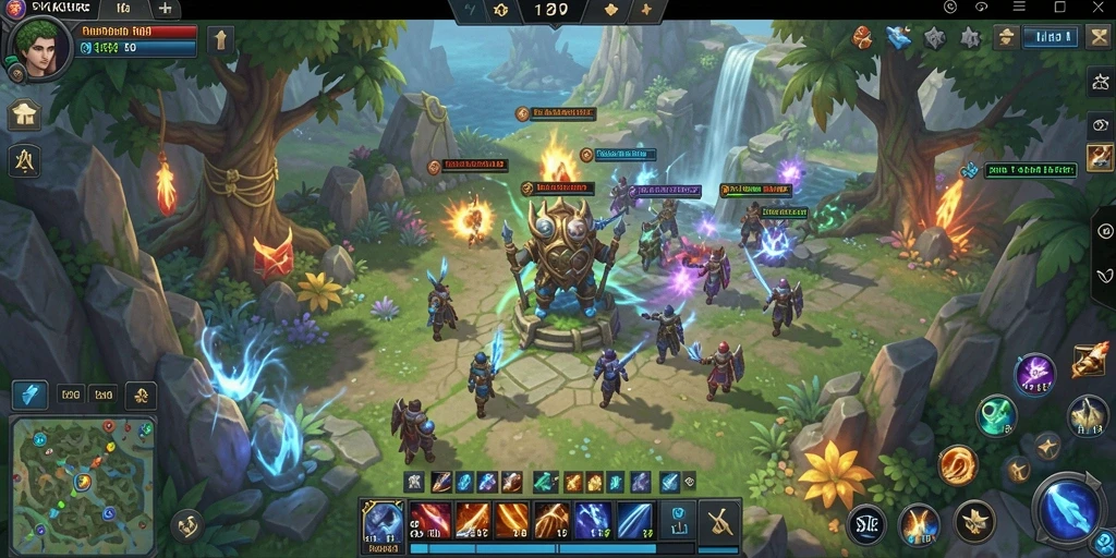 Tampilan gameplay KKRP yang menakjubkan dalam dunia MMORPG.
