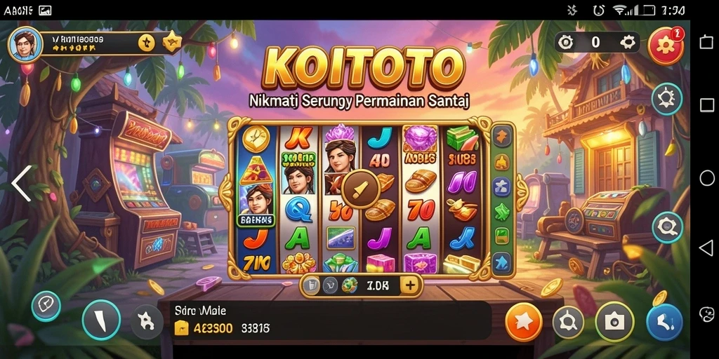 Screenshot gameplay KOITOTO yang menunjukkan keseruan permainan santai.