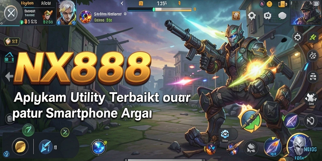 Tampilan antarmuka NX888 yang modern dan intuitif.