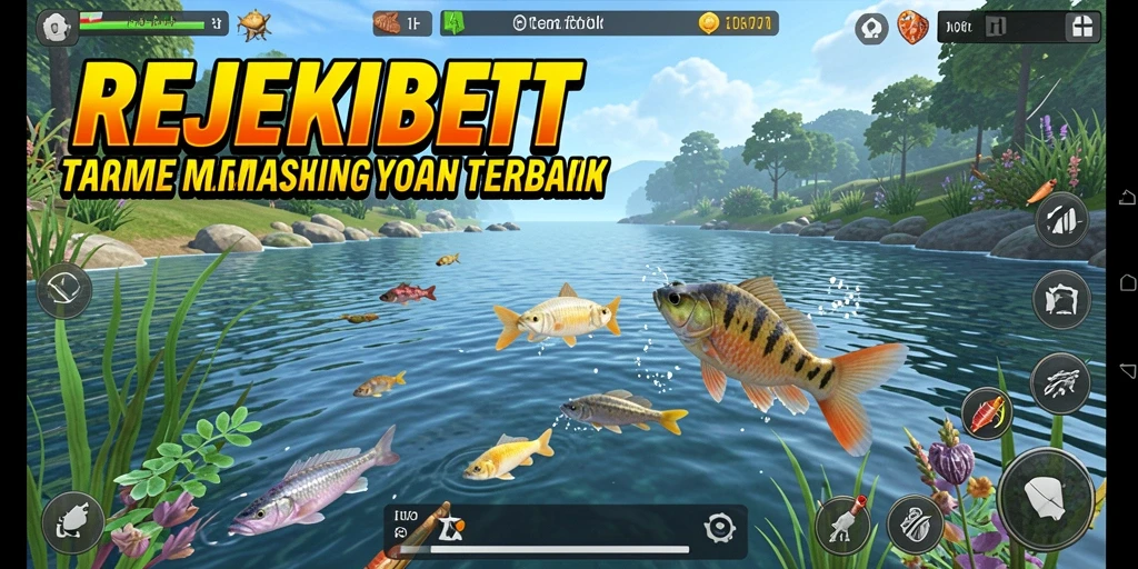 Tampilan menarik gameplay memancing di REJEKIBET