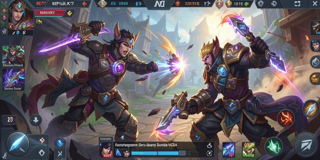 Gameplay seru dan mendebarkan di REPUBLIK77.
