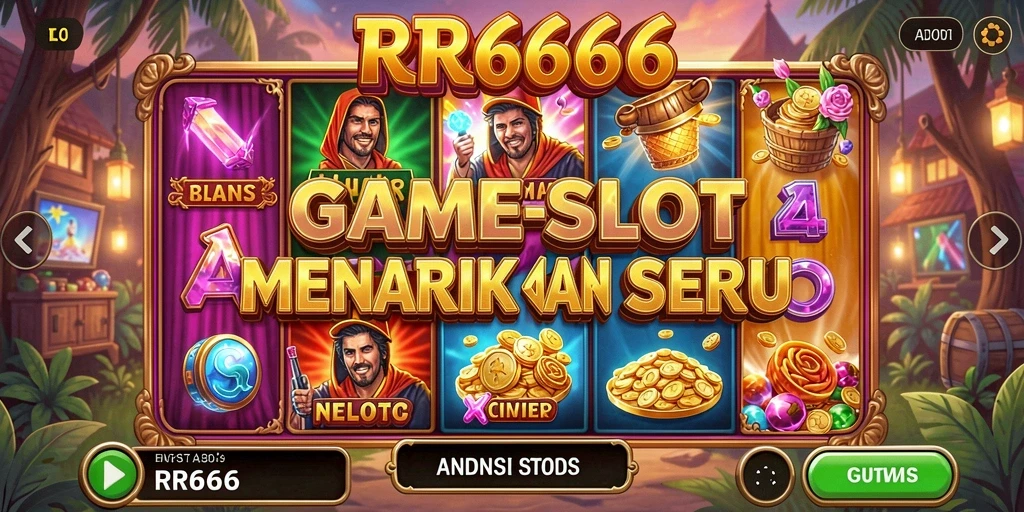 Menampilkan pengalaman gameplay Slot yang seru dan penuh warna.