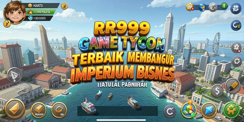 Tampilan gameplay RR999 yang menampilkan strategi bisnis yang cerdas.