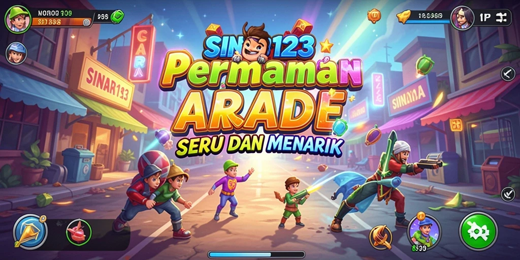 Tampilan gameplay SINAR123 yang penuh warna dan menantang.