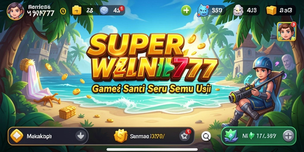 Tampilan gameplay <strong>SUPERWIN777</strong> yang seru dan penuh warna.