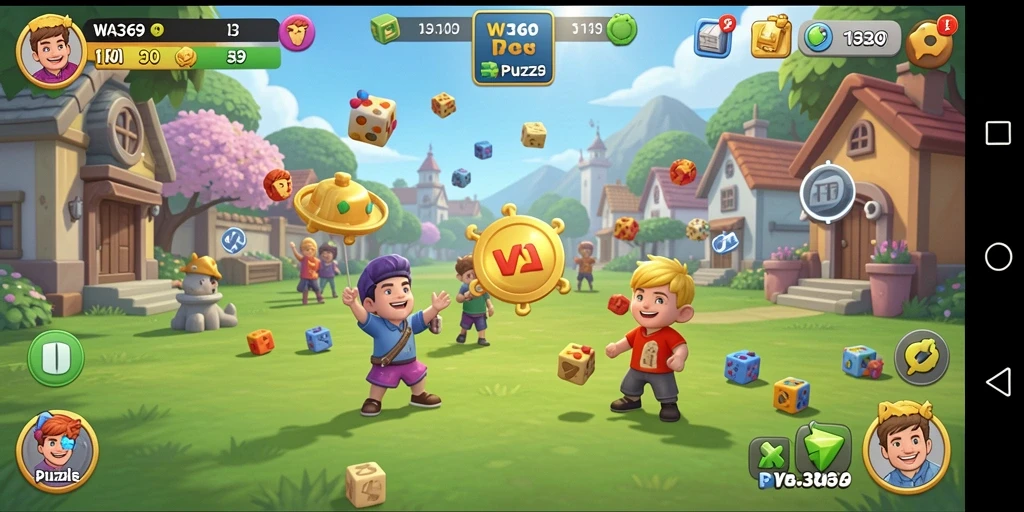 Tampilan gameplay WA369 yang menarik dan menantang puzzle.