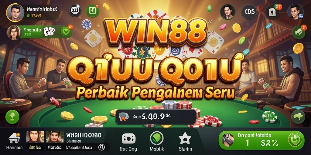 Tampilan gameplay QiuQiu yang menegangkan di WIN88.