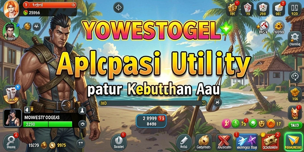Tampilan antarmuka YOWESTOGEL yang sederhana dan menarik.