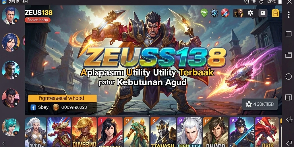 Tampilan antarmuka ZEUS138 yang sederhana dan efisien untuk aplikasi Utility.